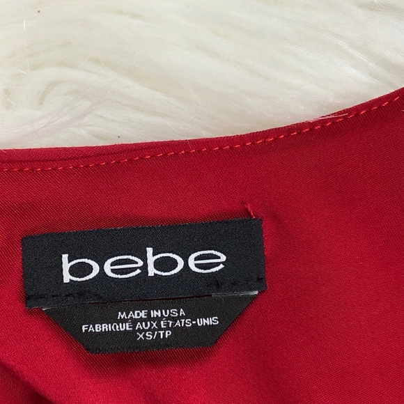 BEBE Sexy Open Back Cutout Fitted Dress, - Picture 4 of 8